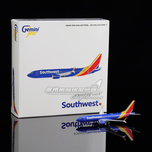美国西南航空B737MAX8飞机模型