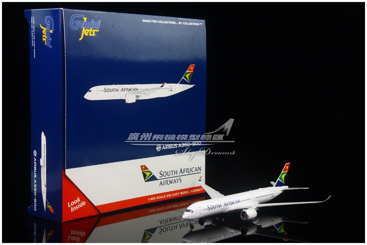 南非航空空客A350飞机模型1400