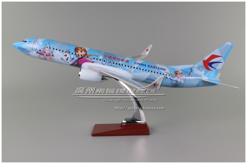 中国东方航空 波音 B737-800 冰雪彩绘 B-1317 仿真飞机模型 48cm