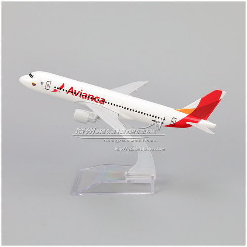哥伦比亚空客A320飞机模型