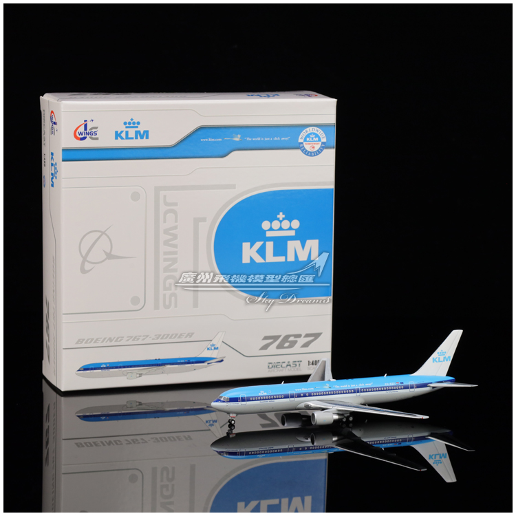 JCWINGS XX4993荷兰航空 KLM B767-300ER PH-BZF飞机模型 1:400-封面