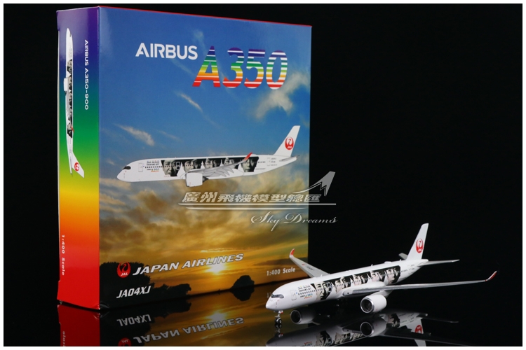 日本航空空客A350-900飞机模型