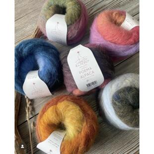 进口毛线 意大利海狮羊驼大蛋糕线 Poema Alpaca  100克400米