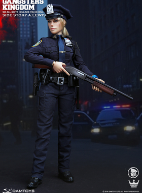 DAMTOYS 1/6 黑帮王国系列 番外篇 安妮•刘易斯 女警官 GKS003