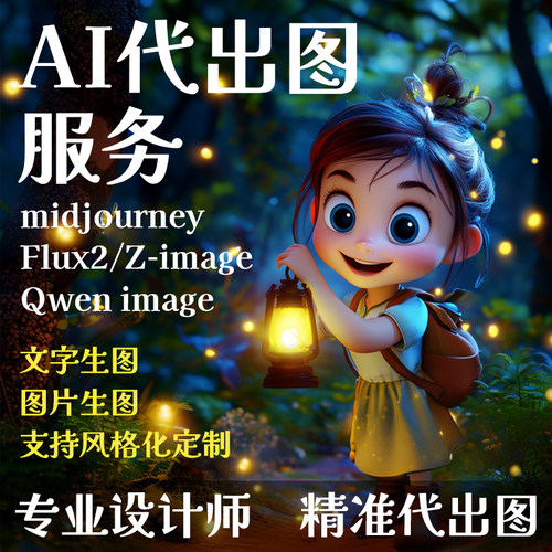 ai绘图mj代出图sd代画绘画生成图片香蕉2nano banana pro工作流
