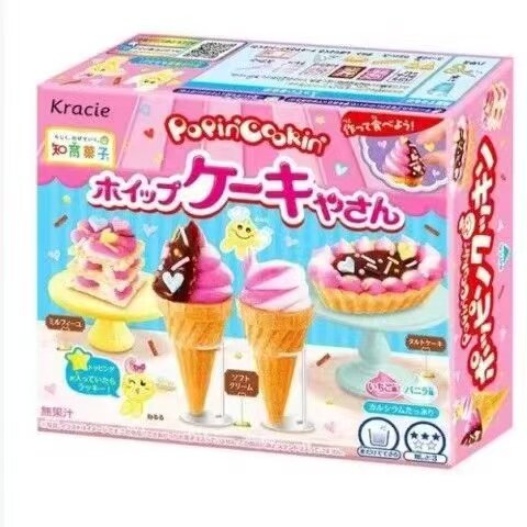 日本食玩 嘉娜宝kracie冰淇淋雪糕DIY自制手工糖玩具