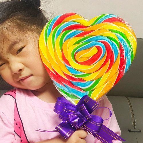 礼物棒棒糖心形网红生日送女友