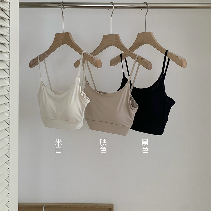 夏季新款欧货无痕美背冰丝吊带