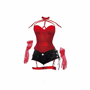 原创纯欲女团风套装演出服辣妹跳舞蹦迪穿搭主播衣服高级上镜