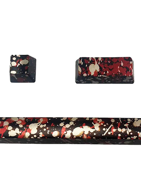 客制化机械键盘铝合金金属键帽CNC金属空格键ESC键回车键迷彩渐变