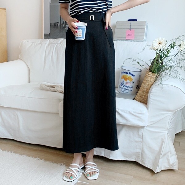 一2022年0622韩国官网66girls-长裙区GILS01980397修身纯色百搭|msdalam kategori Butik wanita / wanita, skirt - dari Buy2taobao.com untuk memberikan perkhidmatan ejen Taobao profesional membeli