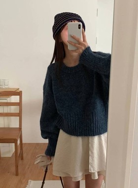 九1030韩国东大门毛衣区doubleJ-8684187休闲百搭直邮学院人气