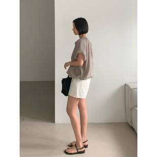 九0719韩国东大门衬衫 8588970潮流直邮原宿甜美简约秋夏 区moi