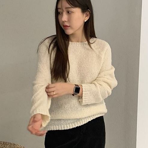 六1214韩国正品mel-like-8537 针织衫区端庄直邮优雅人气舒适冬季