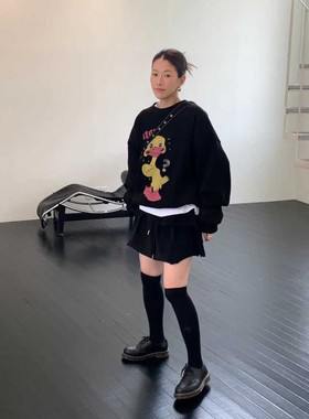 九1114韩国东大门运动户外卫衣区Delicate-8698693原宿人气风格