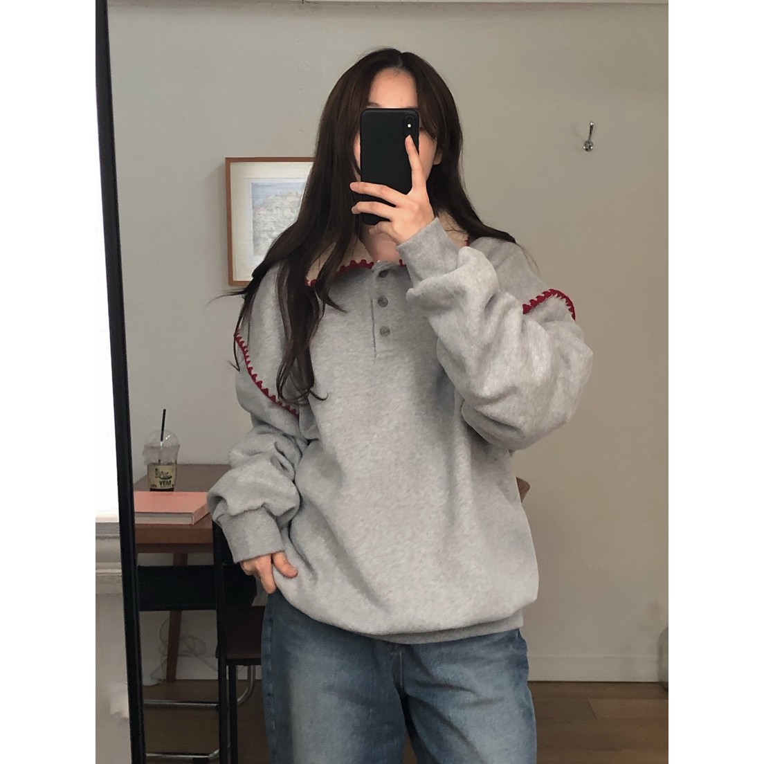 八1123韩国东大门运动户外卫衣区4513890甜美经典秋冬档口韩版