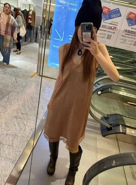 九1114韩国东大门连衣裙区DeVENTI-8698670通勤精致冬季新潮正品