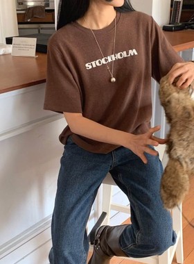 九1114韩国东大门t恤区acre-8698861直邮原宿人气风格秋季学院