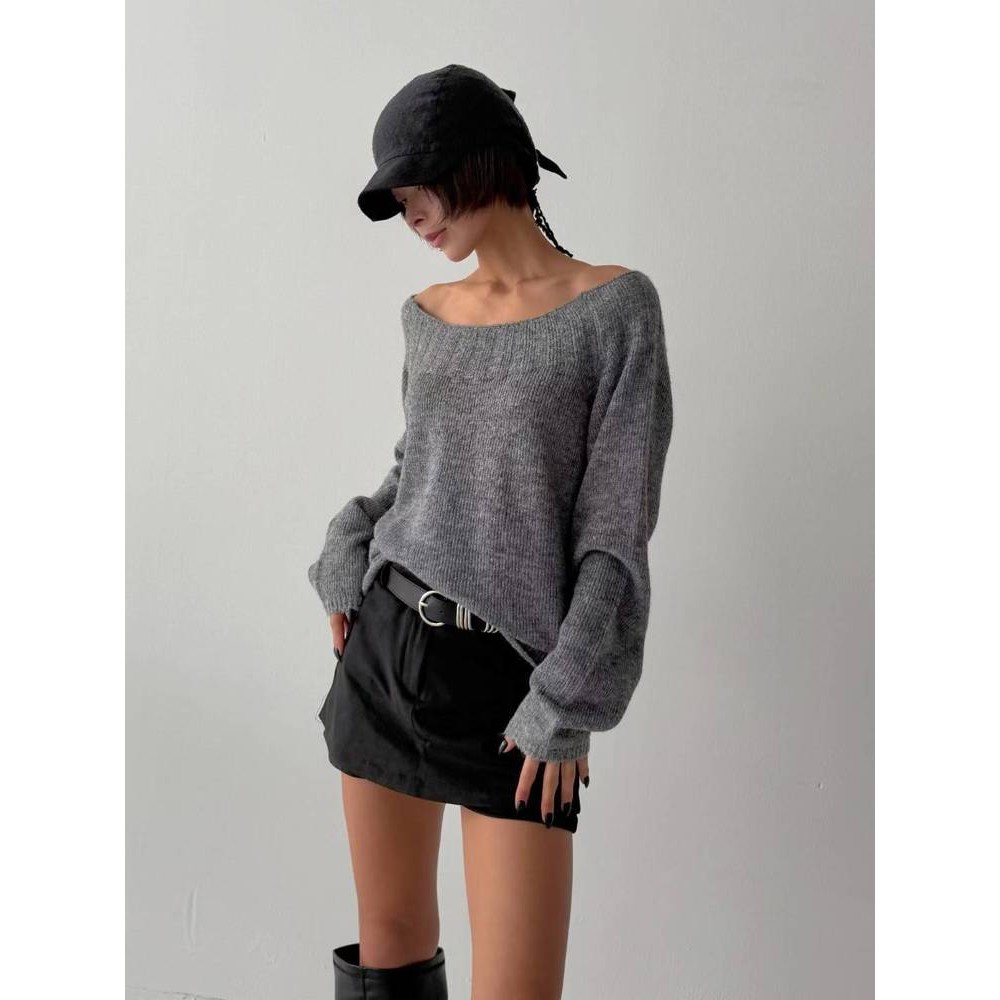 九1114韩国东大门毛衣区NODI-8698502百搭秋季原宿通勤简洁纯色