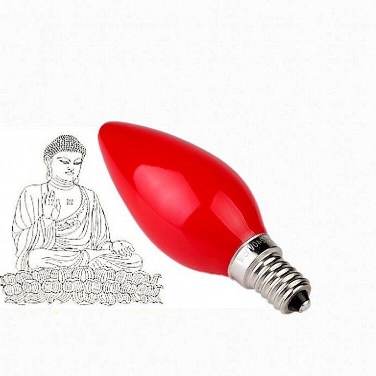 부의 신 램프 GUANYIN 램프 LED 전구 에너지 절약 램프 공급 램프 연꽃 램프 빨간색 전기 촛불 램프 부처님 램프 액세서리 특별