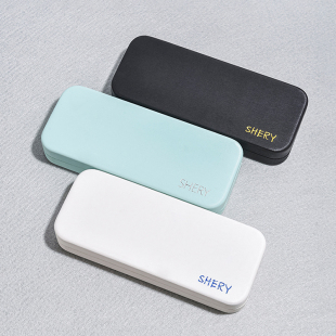 晰雅眼镜盒便携女高颜值男2025新款 抗压简约眼睛太阳墨镜收纳盒子