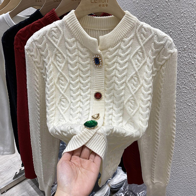 洋气加厚短款打底衫针织衫上衣