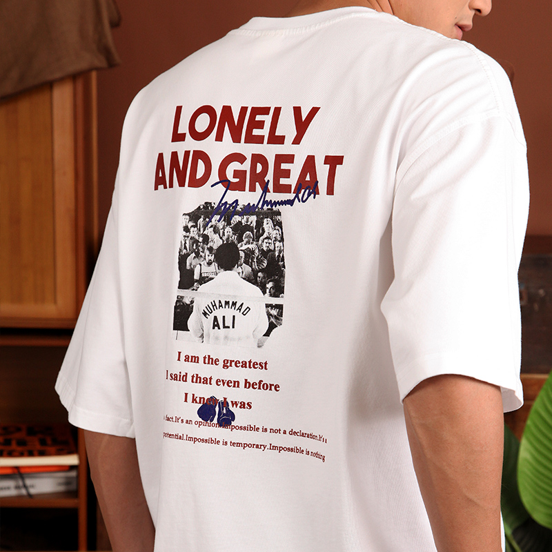 短袖时尚高街青少年致敬传奇男女