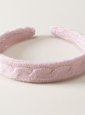 羊绒发箍女士山羊绒韩系秋冬款麻