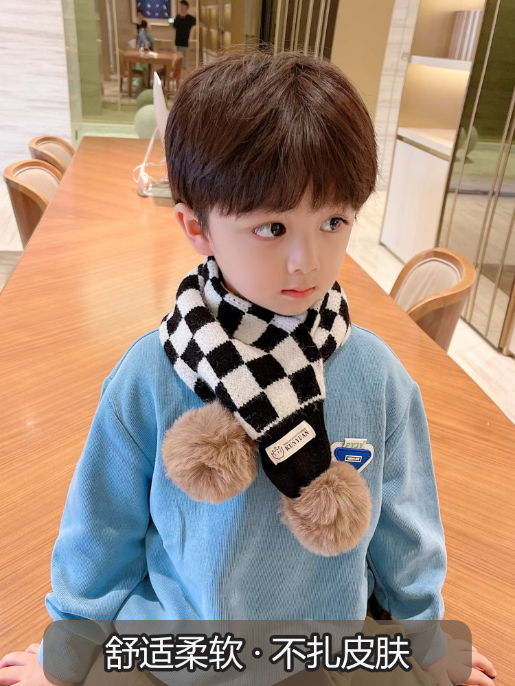 어린이 스카프 가을 겨울  ??소년 2024  겨울 스카프 겨울 소년  귀여운  어린이