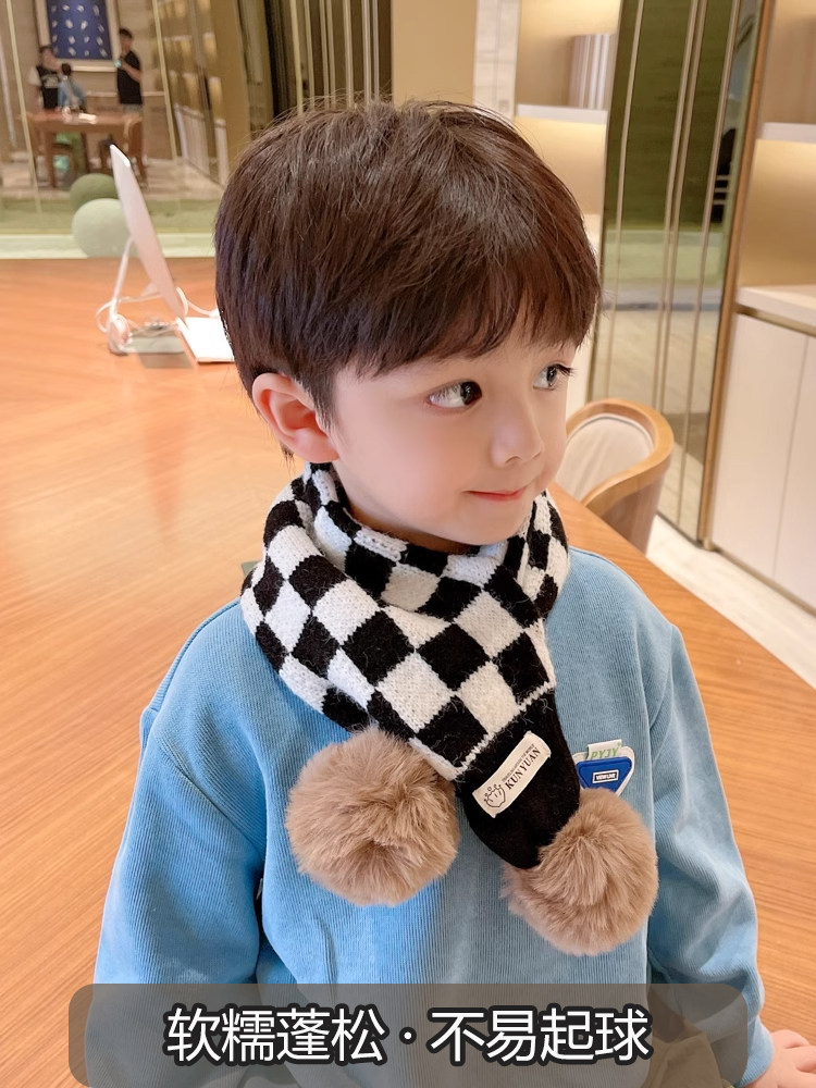 어린이 스카프 가을 겨울  ??소년 2024  겨울 스카프 겨울 소년  귀여운  어린이