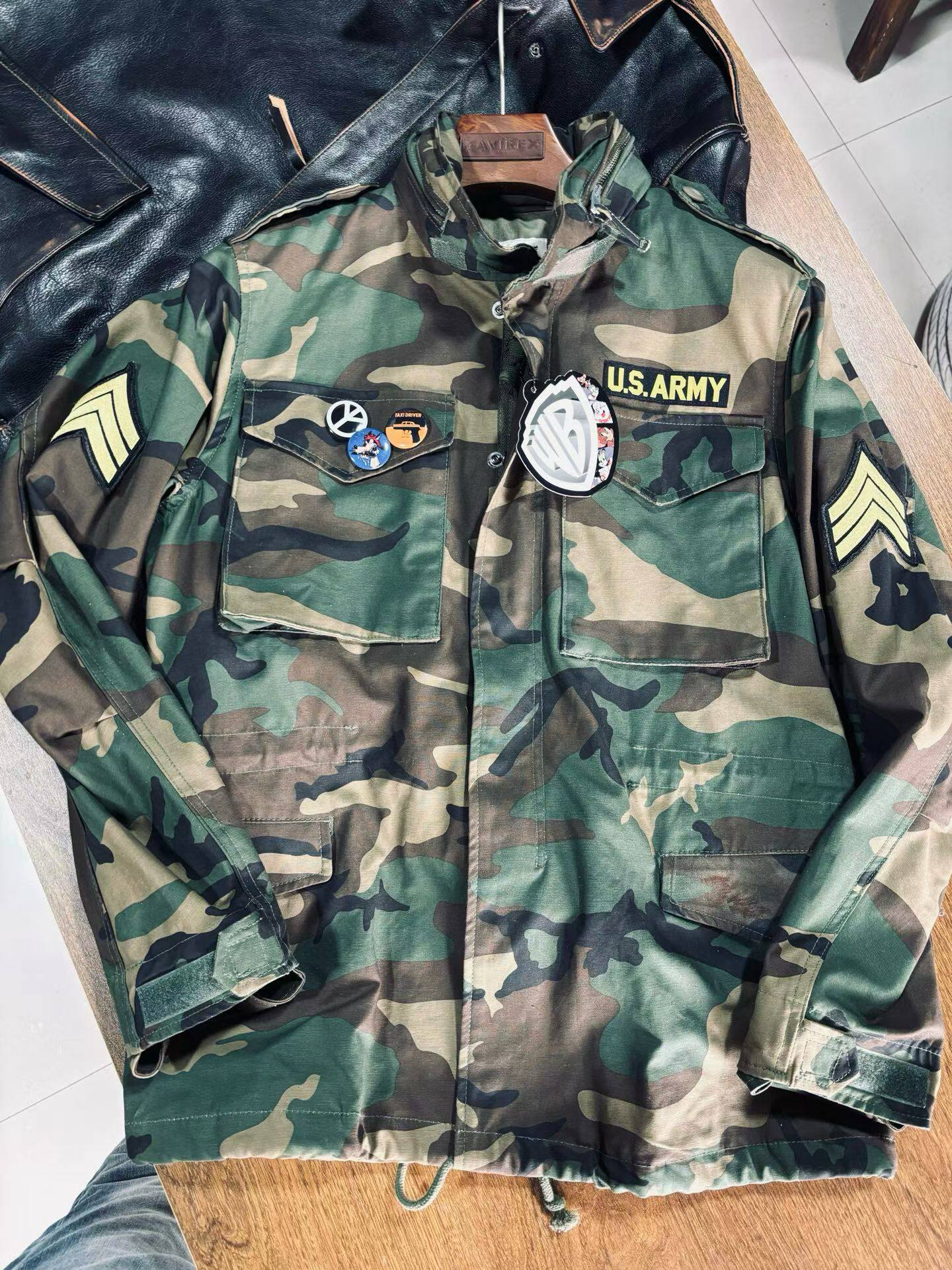 BUZZ 硬汉丛林夹克m65春秋款户外登山服外套男女同款阿美咔叽