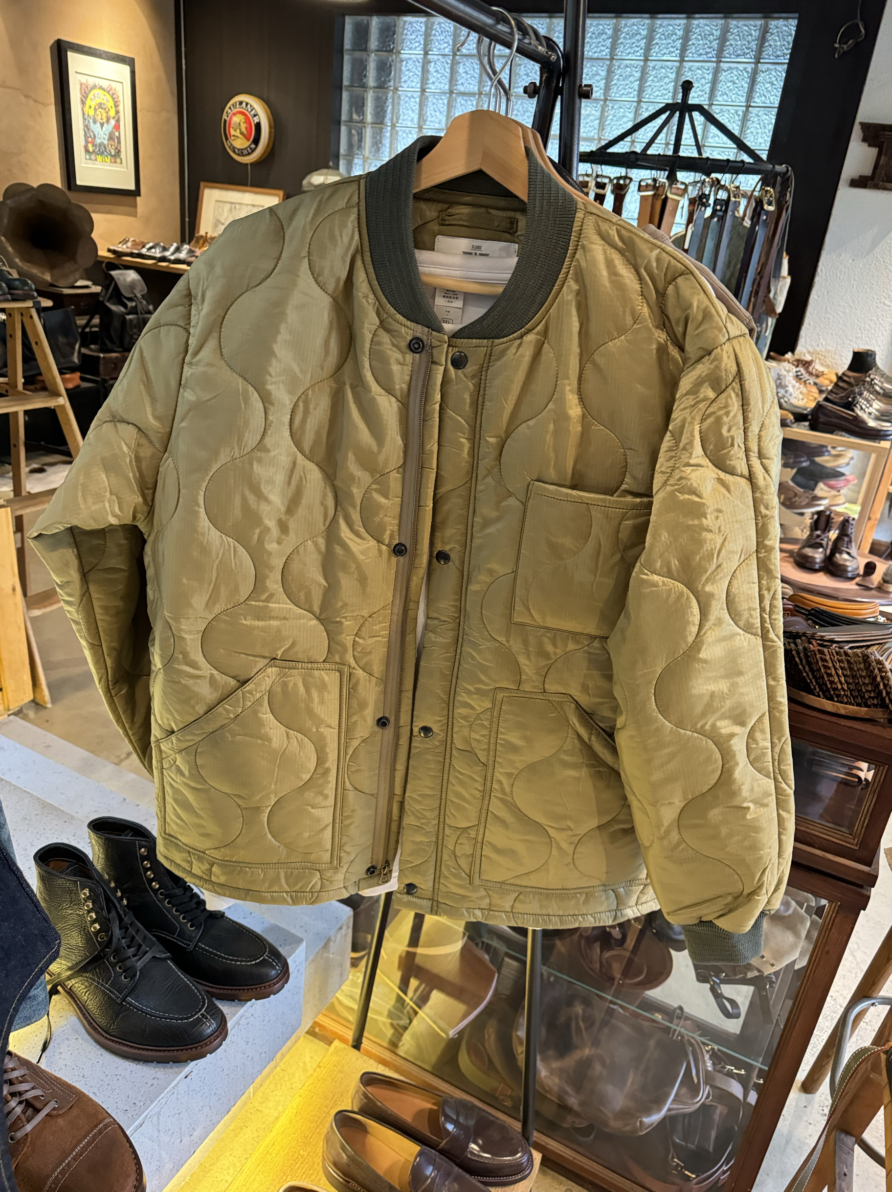 日单空服3M棉轻量保暖防寒内胆款棉服新雪丽飞行服夹克棒球服潮