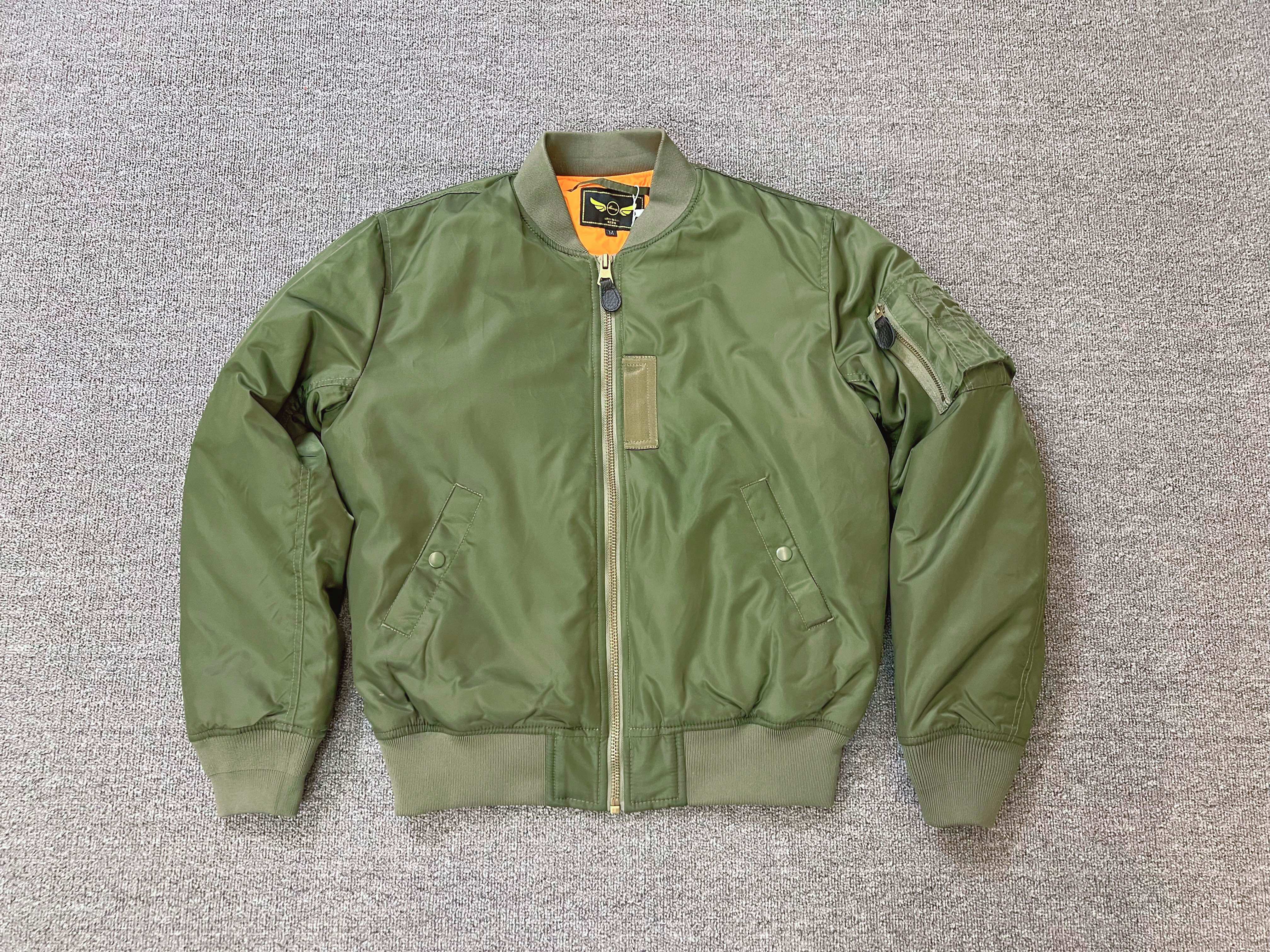 基础款素版ma1飞行服夹克情侣款棉服棉衣棒球服机车服防风保暖潮