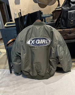 XGIRL日本小众品牌原单尾货Ma1飞行服夹克双面穿棉服棒球服教练服