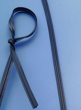 环保pe扎丝单扁形鼻梁条宽度3.8mm1000米   包胶扎带  铁芯扎线