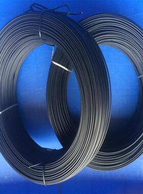 黑色包塑胶扎线0.6芯 圆形铁芯扎带 植物枝梗 绑扎 葡萄扎丝