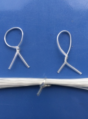 pe透明扁形扎线  10CM1000条   环保玩具餐具扎丝扎带 工艺品扎丝