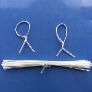 工艺品扎丝 环保玩具餐具扎丝扎带 pe透明扁形扎线 10CM1000条