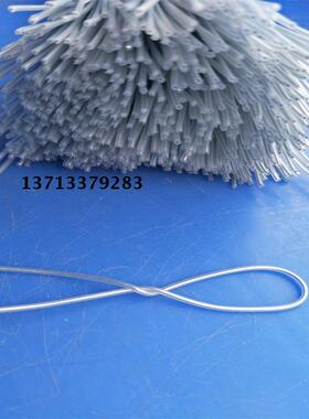 餐具扎线  PE 透明 圆形 1.2MM  12厘米1000条  纸卡扎丝