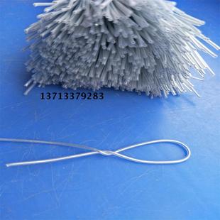 12厘米1000条 透明 1.2MM 纸卡扎丝 圆形 餐具扎线