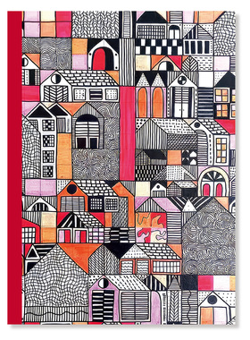 Chois插画B5大本软面抄可撕 钢笔不洇墨 180度平摊