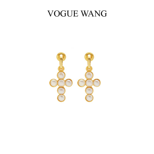 耳环VOGUEWANG银镀金欧美女性