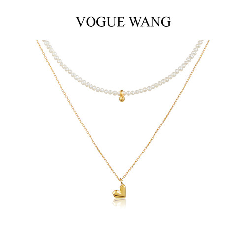 VOGUEWANG天然淡水珍珠纯银镀女