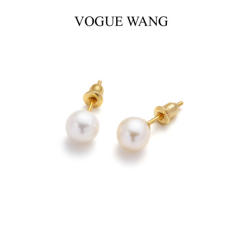 耳环耳钉VOGUEWANG珍珠时尚女性
