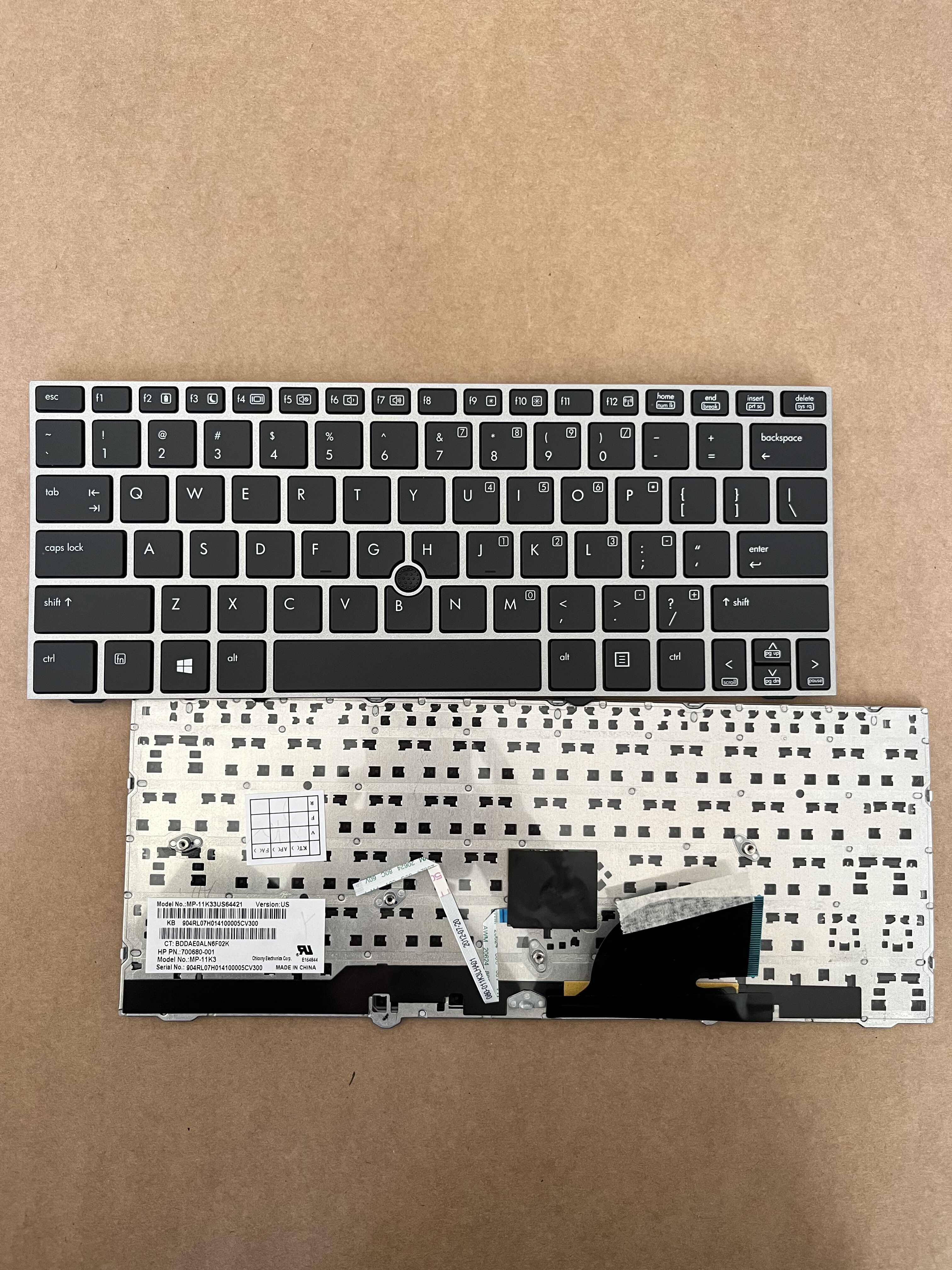 适用HP 9470 9470M 9480M 2560P 2570P 2560 2570 2170P 键盘