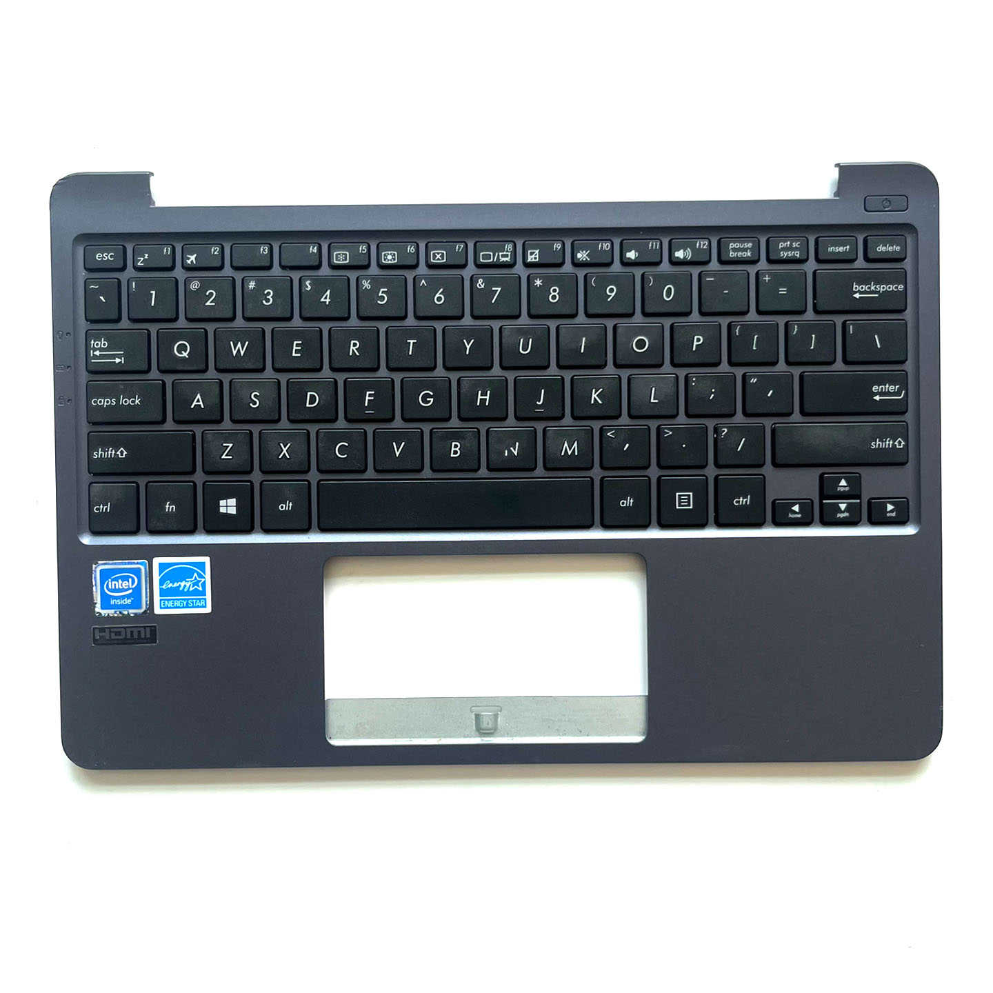 EeeBook E203N E202SA白色帽带英文键盘C壳支架掌托配件键帽按钮