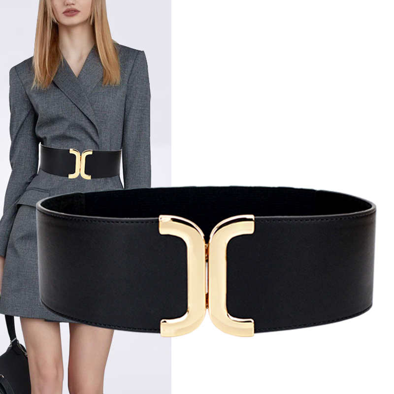 大衣时尚腰封外搭松紧配裙子西装