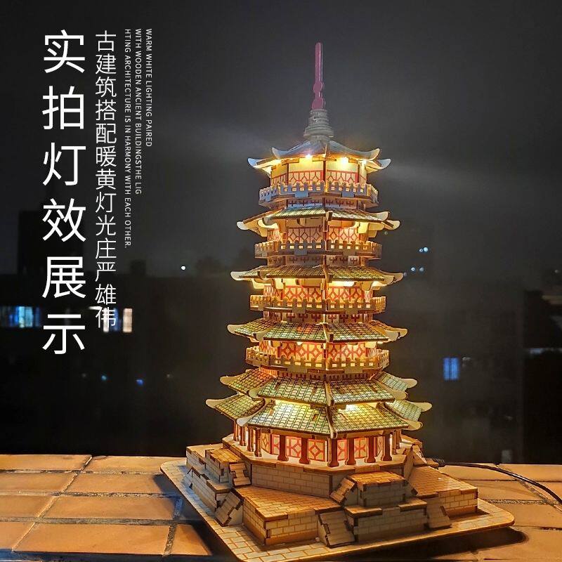 中国古建筑榫卯积木实质