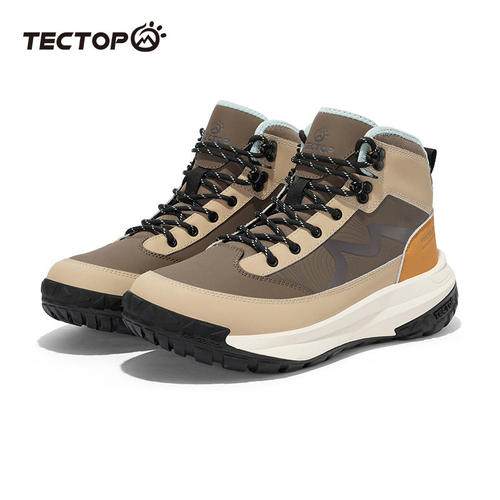 TECTOP探拓户外秋冬男士防风登山鞋运动耐磨保暖徒步鞋中帮休闲鞋