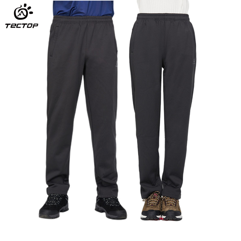 TECTOP探拓户外春秋季男女士透气弹力运动卫裤情侣款宽松旅行长裤